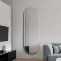 "MirrorOutlet Frameless Pond Wall Mirror 63"" X 22"" (160x55CM) in Silver - Size: 1 Pack" - thumbnail 6