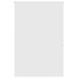 Berkfield Home Shower Roller Blind 150x240 cm Fabric Width 146 cm in White - thumbnail 2