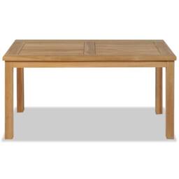 Berkfield Home Coffee Table Teak 90x50x45 cm in Brown - Size: 90 x 50 x 45 cm - thumbnail 2