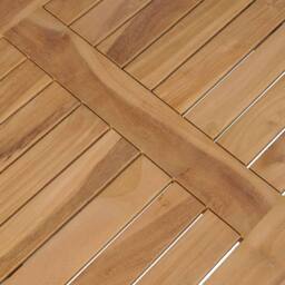 Berkfield Home Coffee Table Teak 90x50x45 cm in Brown - Size: 90 x 50 x 45 cm - thumbnail 5