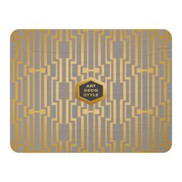Benjamin Tate Design Art Deco Style Blanket in Natural - Size: 120 cm x 150 cm - thumbnail 1