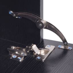 Berkfield Home Eight Piece Bathroom Furniture & Basin Set Black - thumbnail 4