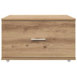 Berkfield Home Drawer Cabinet Artisan Oak Particle Board, Laminate Medium in Brown - thumbnail 6