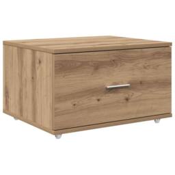 Berkfield Home Drawer Cabinet Artisan Oak Particle Board, Laminate Medium in Brown