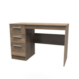 Ready Assembled 2 U Trent 3 Drawer Desk (Ready Assembled) in Dark Brown - thumbnail 3