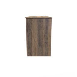 Ready Assembled 2 U Trent 3 Drawer Desk (Ready Assembled) in Dark Brown - thumbnail 2
