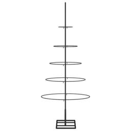 Berkfield Home Metal Christmas Tree for Decoration Black 125 cm - thumbnail 4