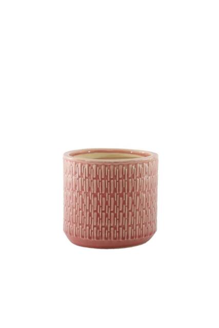 KDMD Hortus Salmon Pink Gosford Pot 11.5cm H x 12.5cm Dia 2 Pack - image 1