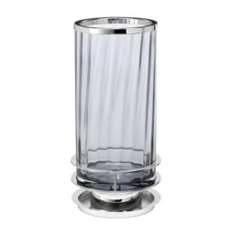 Netlighting Arno Table Lamp Metalwork Polished Nickel Smoked Glass in Grey - thumbnail 2