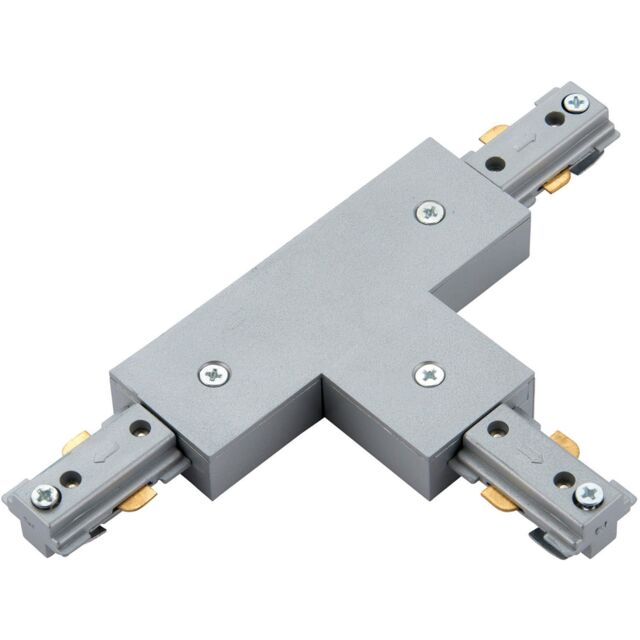 Loops Commercial Track Lighting T-Connector - 180mm x 107mm - Silver Rail System in Metallics - image 1