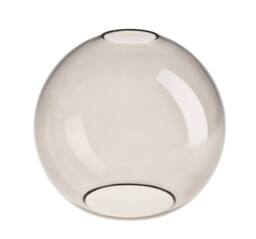 Industville Brooklyn Smoked Glass Globe Wall Light - 7 Inch - Mocha in Black - Size: Medium - thumbnail 3