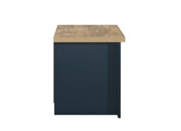 Birlea Highgate 2 Drawer Bedside Navy Blue & Oak - thumbnail 5