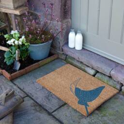 Artsy Mats Sting Ray Doormat (60 x 40cm) in Brown - Size: 40 cm x 60 cm - thumbnail 3