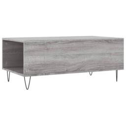 Berkfield Home Coffee Table Grey Sonoma 90x50x36.5 cm Engineered Wood - thumbnail 8