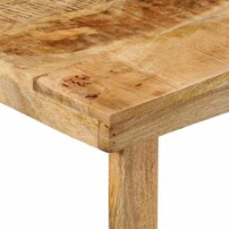 Berkfield Home Desk 165x110x75 cm Solid Wood Mango in Brown - Size: 165 x 110 x 75 cm - thumbnail 6