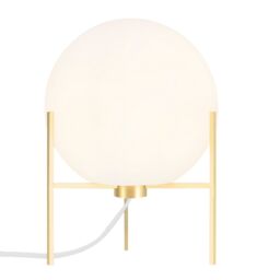 Nordlux Alton Table Lamp Brass Glass Livingroom E14 Switch in Gold