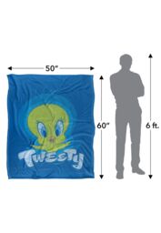 Warner Brothers Looney Tunes Officially Licensed Silky Touch Super Soft Throw Blanket 152 x 127 cm in White - thumbnail 5