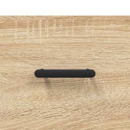 Berkfield Home TV Cabinet Sonoma Oak 102x36x50 cm Engineered Wood in Light Tan - Size: 102 x 36 x 50 cm - thumbnail 9