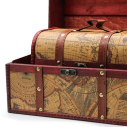 KDMD Old Map Chest - Set of 3 in Yellow - thumbnail 3