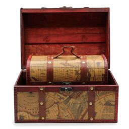 KDMD Old Map Chest - Set of 3 in Yellow - thumbnail 4