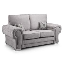 Furnishings For Less UK Milan Fabric Sofa Suite 3 & 2 Seater Sofa Set Full Back in Grey - thumbnail 3