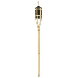 Harbour Housewares Bamboo Garden Fire Torches - Pack of 6 in Natural - thumbnail 5