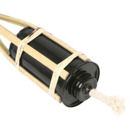 Harbour Housewares Bamboo Garden Fire Torches - Pack of 6 in Natural - thumbnail 4