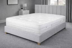 Chester & Oakley Silk 1000 Pocket Spring Memory Foam Mattress in White - Size: Double - thumbnail 6
