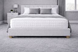 Chester & Oakley Silk 1000 Pocket Spring Memory Foam Mattress in White - Size: Double - thumbnail 3