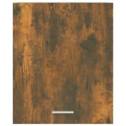 Berkfield Home Hanging Cabinet Smoked Oak 50x31x60 cm Engineered Wood in Brown - Size: 50 x 31 x 60 cm - thumbnail 4