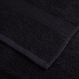 Berkfield Home 12 Piece Premium Towel Set SOLUND Black 600 gsm - thumbnail 5