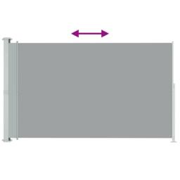 Berkfield Home Patio Retractable Side Awning 200x300 cm Grey - thumbnail 1