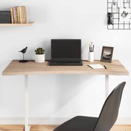 Berkfield Home Desk Top 110x60x2.5 cm Solid Wood Pine in Natural - thumbnail 2