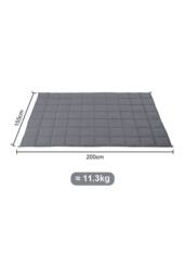 Living and Home Weighted Blanket for Adult Deep Sleep 155x200cm, 11.3 kg in Grey - Size: 155x200 cm - thumbnail 6