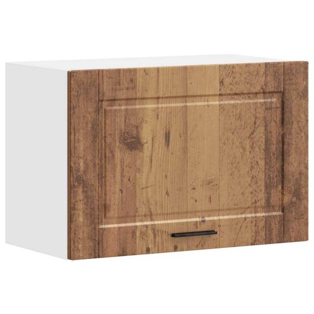 Berkfield Home Kitchen Wall Cabinet Porto Old Wood Engineered Wood in Brown - image 1