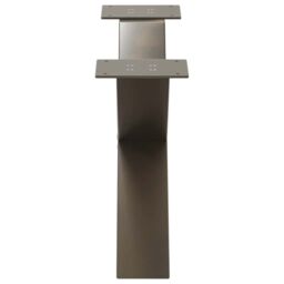 Berkfield Home Coffee Table Legs X-Shaped 2 pcs Natural Steel 70x(30-31) cm Steel in Brown - thumbnail 6