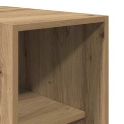 Berkfield Home Wardrobe Artisian Oak 30x50x200 cm Engineered Wood in Brown - Size: 30 x 50 x 200 cm - thumbnail 7