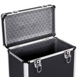 "KORVIXA DJ Flight Box 12"" Vinly Case in Black - Size: 100 cm x 100 cm" - thumbnail 4