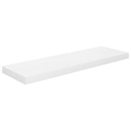 Berkfield Home Durable Floating Wall Shelf High Gloss White 80x23.5x3.8 cm MDF - thumbnail 3