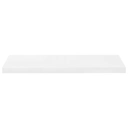 Berkfield Home Durable Floating Wall Shelf High Gloss White 80x23.5x3.8 cm MDF - thumbnail 4