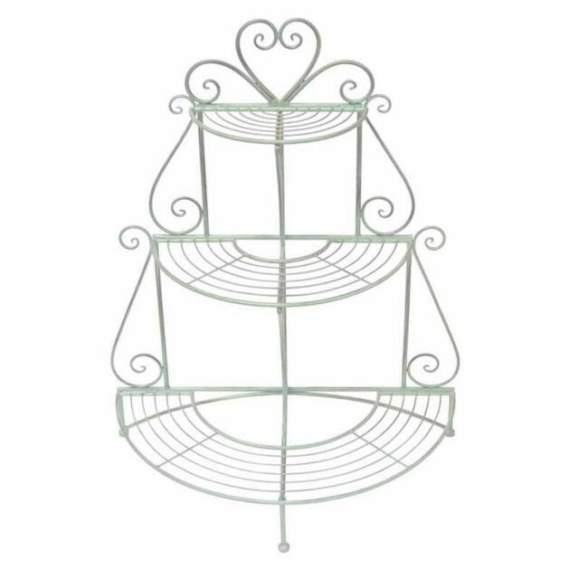 Ascalon Design Ltd Heart Etager 3T - Plant Stand - L71 x W37 x H91 cm - Green - image 1