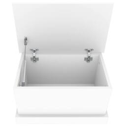 Berkfield Home Storage Box White 50x30x28 cm Engineered Wood - Size: 50 x 30 x 28 cm - thumbnail 8