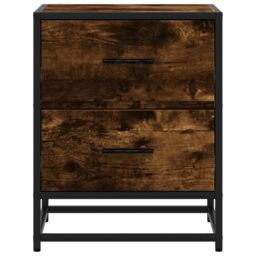Berkfield Home Bedside Cabinets 2 pcs Smoked Oak 40x31x50 cm Engineered Wood in Brown - Size: 40 x 31 x 50 cm - thumbnail 5