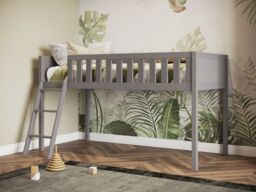Flair Bea Shorty Mid Sleeper Cabin Bed in Grey - Size: Junior - thumbnail 3