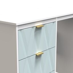 Ready Assembled 2 U Washington 3 Drawer Vanity (Ready Assembled) in Duck Egg Blue - thumbnail 4