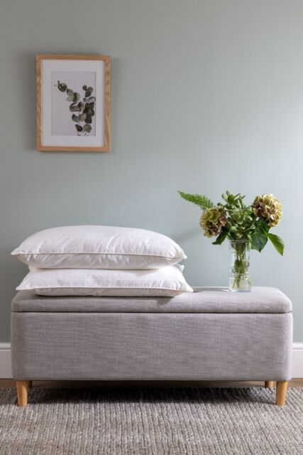 Soak&Sleep Soft As Down with Silk Standard Pillow - Soft Medium in White - image 1
