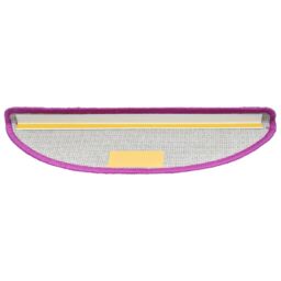 Berkfield Home Stair Mats 10 pcs 65x21x4 cm Violet in Purple - Size: Medium - thumbnail 5