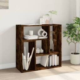 Berkfield Home TV Cabinets 2 pcs Smoked Oak 75x30x50 cm Engineered Wood in Brown - Size: 75 x 30 x 50 cm - thumbnail 4