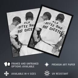 "Artery8 Watching Baseball game Dorothea Lange Wall Art Poster Print - Size: W12"" x H16""" - thumbnail 2