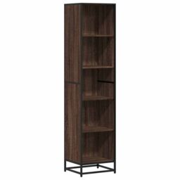 Berkfield Home Book Cabinet Brown Oak 40x35x170.5 cm Engineered Wood - thumbnail 2